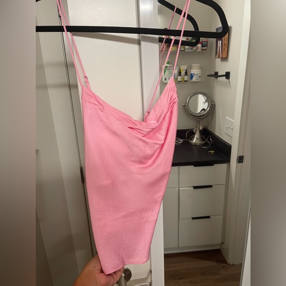 Zara pink silk tank-S - Picture 1 of 1